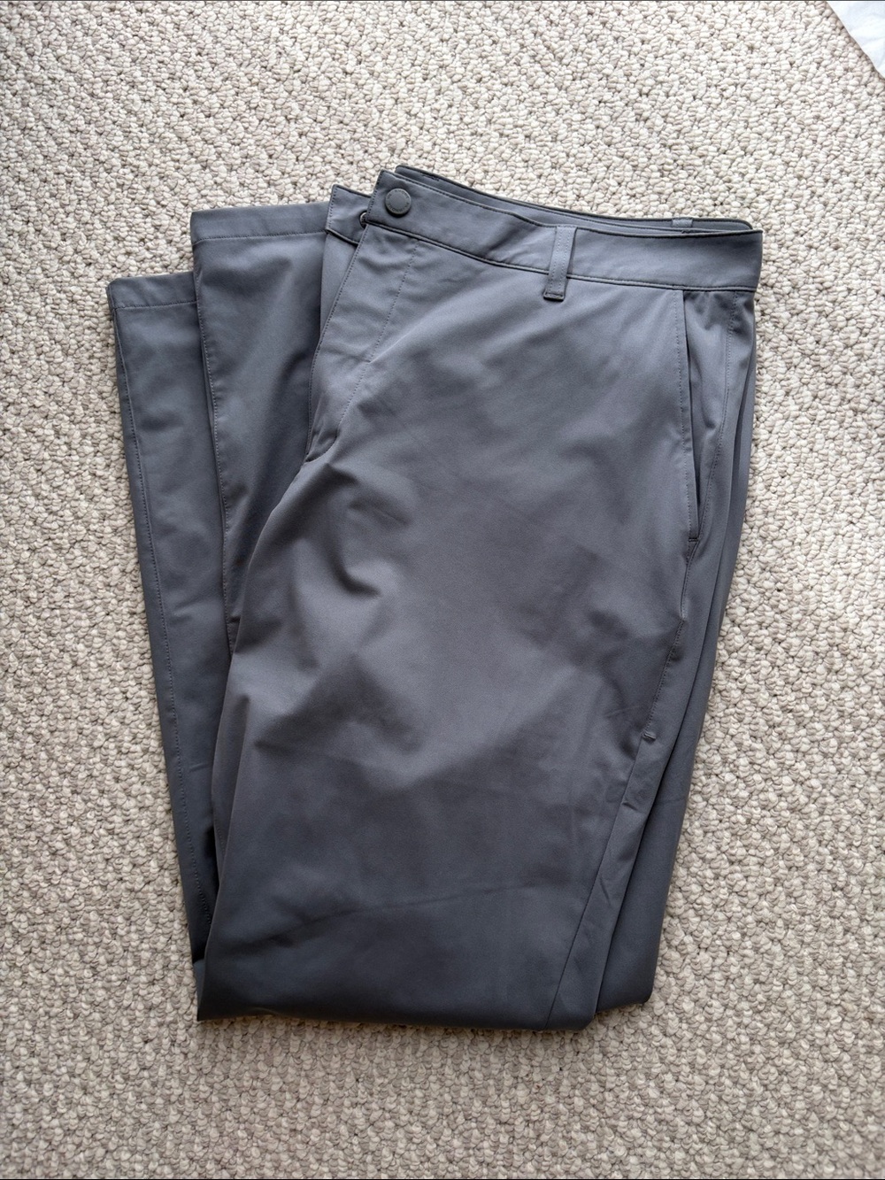 Men's Gray Rhône Communter slim pants 40